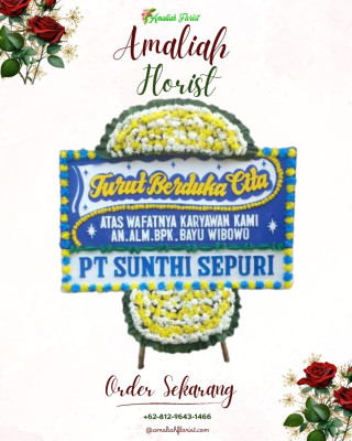Papan Bunga Duka di Taraju